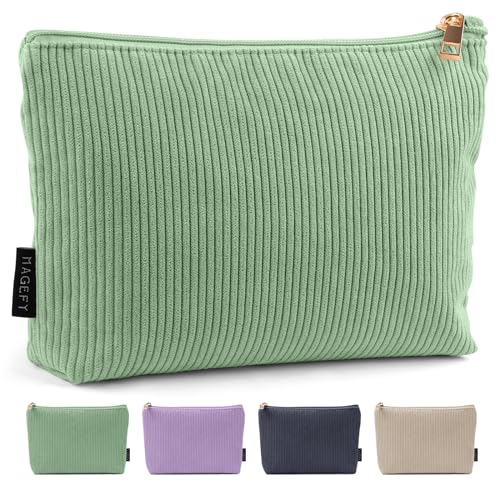 MAGEFY Makeup Bag Small Cosmetic Bag for Women - color: Green