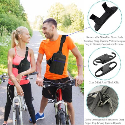 Small Sling Bag for Men Women Crossbody Chest Bag Anti Theft Over Shoulder Cross Body Purse for Travel Casual Sport Daily