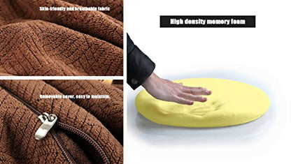 Sigmat Memory Foam Seat Cushion Anti-Slip Soft Round Stool Cushion Chair Pad 20 Inch Navy Blue - color: Navy Blue, size: 20 Inch