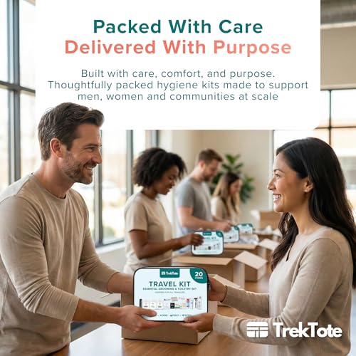 20 Piece Hygiene Kit Bulk, Travel Size Toiletries Set, Care Package Supplies, Mini Deodorant Shampoo Body Wash Toothbrush Toothpaste Razor Kit, TSA Approved, Clear Bag - size: 25 Pack