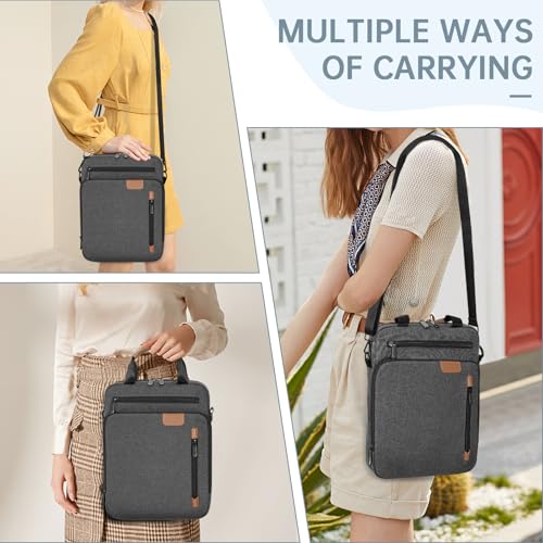 15 inch Laptop Sleeve Bag,Padded Protective Travel Carrying Case for New 15"/15.3" MacBook Air M5 M4 M3 M2 2026-2023,Dell XPS 15 Plus,15 Inch Surface Laptop 7/6/5/4/3,Galaxy Tab S9 Utra 14.6" - color: Grey, size: 15 Inch