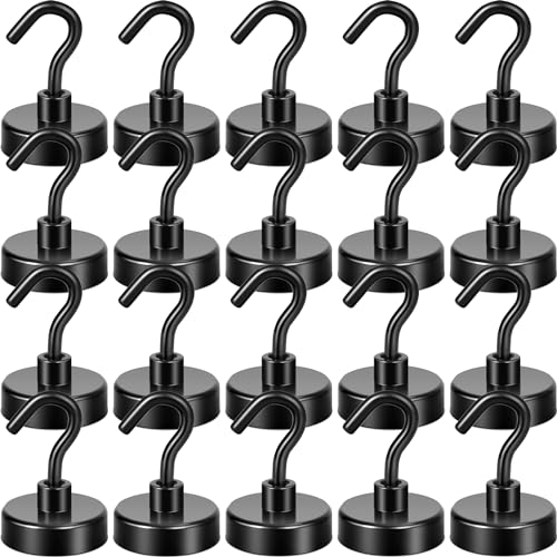 Neosmuk Magnetic Hooks, Cruise Ship Essentials, 26#,Black - color: Black, size: 80lb