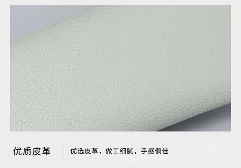 Portable Leather Glasses Case Anti-pressure Glasses Bag Coin Purse Storage Bag Suitable for Men and Women - color: Square Buckle Pink