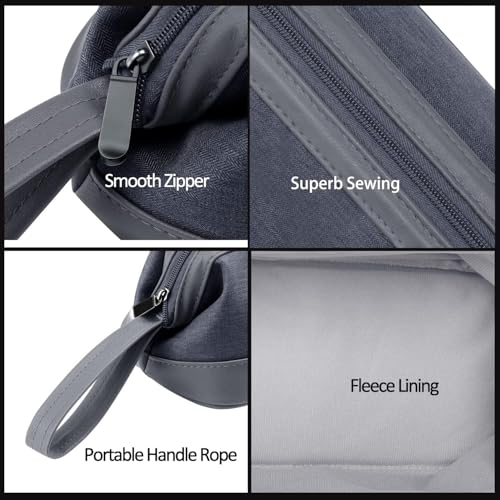2026 Latest Shark Flex Style Travel Case for Dyson Airwrap Hair Dryer Brush Revlon Hair Tools Travel Bag Carrying Case Flat Curling Iron Organizer(Dark Gray) - color: Dark Gray