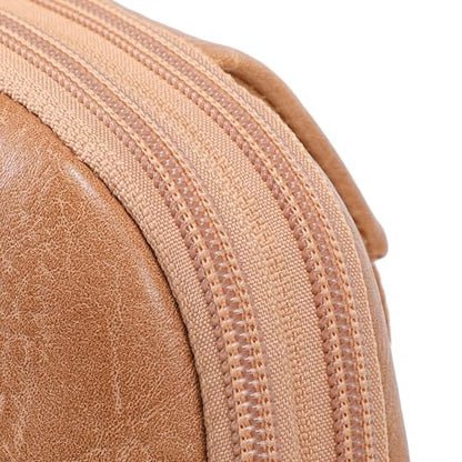 INICAT Anti Theft Crossbody Bags for Women Travel Small Sling Bag Fanny Packs Cross Body Purses Everyday - color: Earth Yellow Antitheft, size: Large