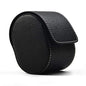Oirlv Luxury Leather Watch Storage Box Travel Single Watch Case Jewelry Gift Box for Christmas Anniversary Birthday(Black) - color: Black