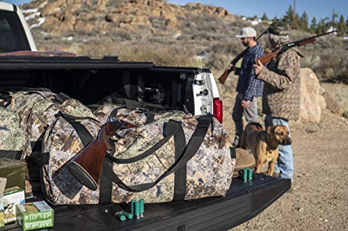75L Hauler Duffel Bag, Heavy-Duty Gear Bag, 1050D Tuff Cloth, Diamond Ripstop, Reinforced Stitching - Camo (14" x 30") - color: Desert Shadow, size: 14" x 30" (75 Liters)