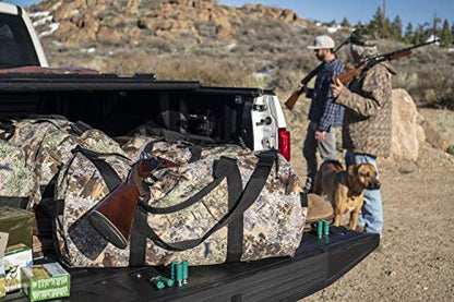 75L Hauler Duffel Bag, Heavy-Duty Gear Bag, 1050D Tuff Cloth, Diamond Ripstop, Reinforced Stitching - Camo (14" x 30") - color: Desert Shadow, size: 14" x 30" (75 Liters)