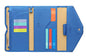 ZOPPEN Mulit-purpose Rfid Blocking Passport Holder Travel Wallet (Ver.4) Passport and Vaccine Card Holder ComboTri-fold Document Organizer Travel Essentials - color: #31 Honolulu Blue
