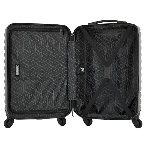 Travelers Club 22-Inch Gilroy Rolling Hardside Carry-On Luggage, Black - color: Black, size: 22-Inch