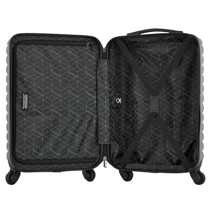 Travelers Club 22-Inch Gilroy Rolling Hardside Carry-On Luggage, Black - color: Black, size: 22-Inch