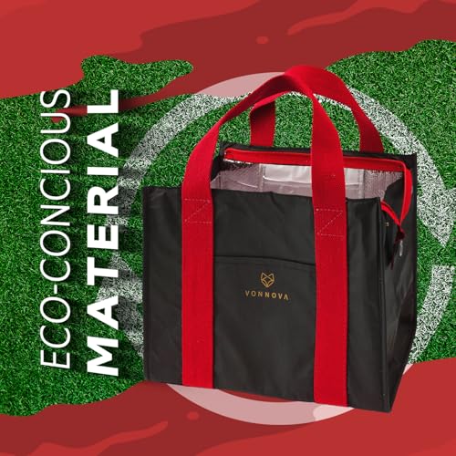 VonNova Women’s Insulated Lunch Bag – Cute Large 7L Lunch Tote for Office – Durable Small Lunch Box for Women with Premium Cooler Insulation – Stylish Lunchbox for Adults, Nurses & Teachers - color: Rossera