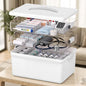 Citylife 3-Tier Medicine Cabinet Organizer,Medicine Cabinet First Aid Kit with Handle,Portable Multi-Purpose Storage Box Suitable for Family Emergency,Home,Travel,White - size: 3-Tier