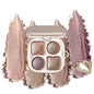 Metallic Rose Gold Shimmer Eyeshadow Palette with Mirror – Blendable Long-Lasting Everyday Eye, Gold Bronze Glitter & Neutral Glam Contour Makeup Palette, Perfect for Blue, Green & Brown Eyes - color: A06
