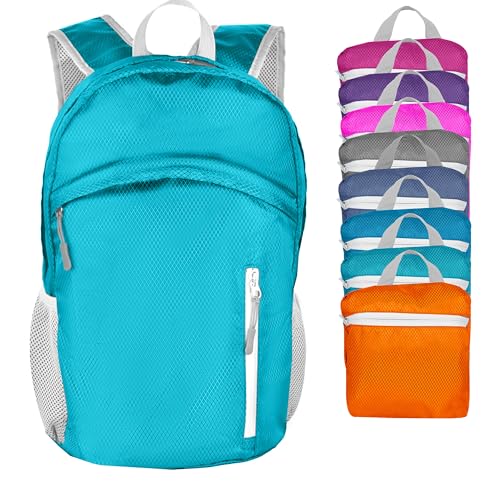 Waterproof Foldable Backpack Dry Storage Lightweight Daypack 35L Outdoor Backpack for Beach Men Women Sky Blue - color: Blue3