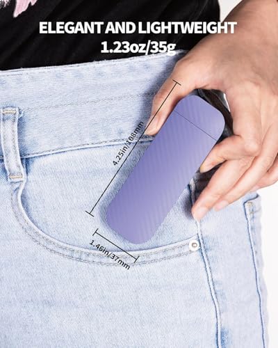 HEMONNKAM Book Reading Light, Rechargeable Clip on Booklight, Eye Caring 3 Color Temperatures & 5 Brightness Levels, Night Use for Bed, Long Lasting, Reading at Night in Bed, Romantic Purple - color: Romantic Purple