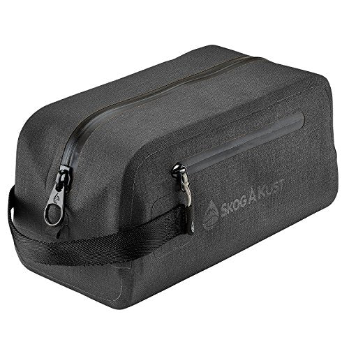 Skog Å Kust DoppSåk Waterproof & Leak-Proof Travel Toiletry Bag | Small, Black - color: Black, size: Small