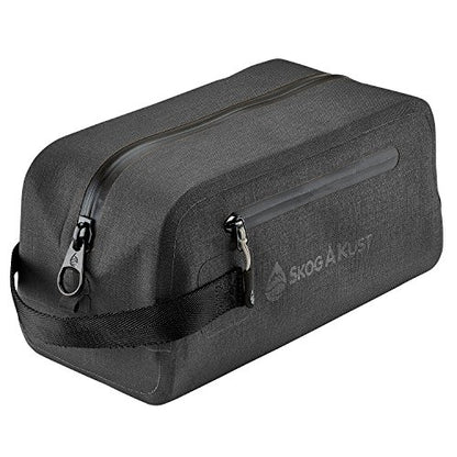 Skog Å Kust DoppSåk Waterproof & Leak-Proof Travel Toiletry Bag | Small, Black - color: Black, size: Small