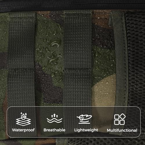 9L Mini Tactical Backpack for Men Women,Small Military Tactical Backpack for Sport,Gym,Hiking,Travel,Camping (Jungle Camo) - color: Jungle Camo