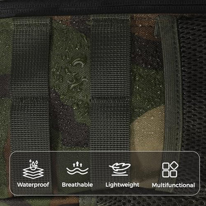 9L Mini Tactical Backpack for Men Women,Small Military Tactical Backpack for Sport,Gym,Hiking,Travel,Camping (Jungle Camo) - color: Jungle Camo