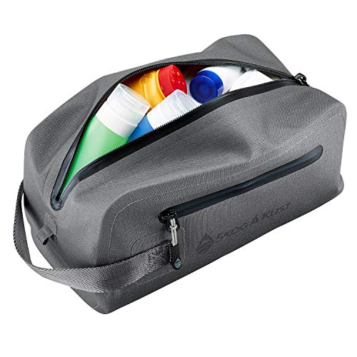 Skog Å Kust DoppSåk Waterproof & Leak-Proof Travel Toiletry Bag | Small, Charcoal Grey - color: Charcoal Grey, size: Small