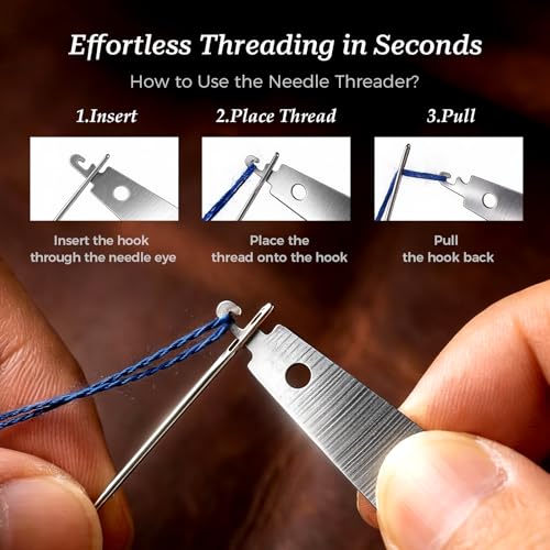 LIBLAIN Mini Sewing Kit, Small Travel Sewing Kit with Big Eye Steel Needles for Adults and Beginners, Needle and Thread Kit for Hand Sewing (43Pcs, 2Pack) - size: 2 Pack
