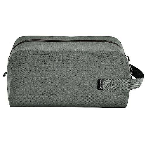 Skog Å Kust DoppSak Waterproof & Leak-proof Travel Toiletry Bag (Grey, Small) - color: Grey, size: Small
