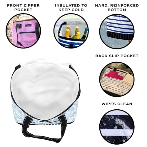 SCOUT The Stiff One - Large, Soft, Lightweight, Insulated Cooler with Hard Bottom, Beach, Family, Travel, Picnic Cooler - color: Spotted at Sea