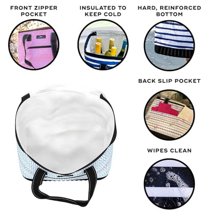 SCOUT The Stiff One - Large, Soft, Lightweight, Insulated Cooler with Hard Bottom, Beach, Family, Travel, Picnic Cooler - color: Spotted at Sea