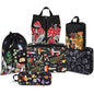 6 Pcs Compression Packing Cubes Waterproof Suitcase Travel Bag Luggage Backpack Organizer Travel Cubes for Packing-Black Mushroom - color: Black Mushroom