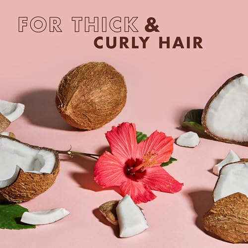 SheaMoisture Travel Essentials Hair Care Bundle, Coconut & Hibiscus Curl & Shine Shampoo & Conditioner + Curl Enhancing Smoothie for Bouncy Curls, Frizz Control, 3.2 Oz Ea