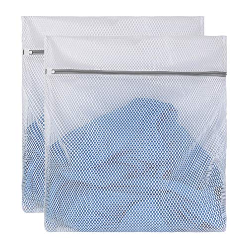 2 XX-Large Honeycomb Delicates Bags for Washing Machine, 24 x 24 Inches lingerie bags for Laundry, Travel Storage Organize Bag for Cotton Clothes,Sheet, Shoes - size: 2 XX-Large