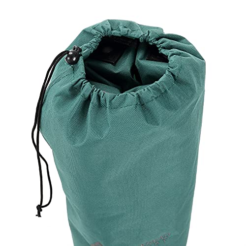 ARROWHEAD OUTDOOR 26” (66cm) Portable Camping Folding Table, 2 Cup Holders, Square, Carrying Case, Steel Frame, High-Grade 600D Canvas - color: Green
