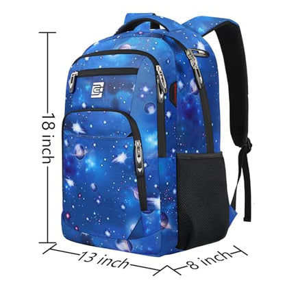 Volher Laptop Backpack,Business Travel Anti Theft Slim Durable Laptops Backpack,Water Resistant College Computer Bag for Women & Men Fits 15.6 Inch Laptop and Notebook-Dreamy Blue - color: Dreamy Blue, size: 15.6 Inch, style: Laptop