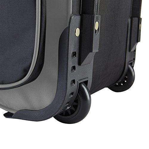 Travelers Club Xpedition 30 Inch Multi-Pocket Upright Rolling Duffel Bag - color: Charcoal Grey