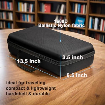 10 slots Watch travel case, hard watch storage organizer box with insert pockets, fit up to 55mm face watch - size: 10 INSERT