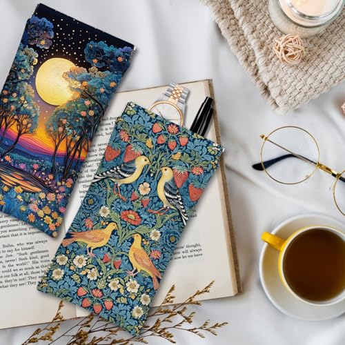 Eyeglasses Sunglasses Case PU Soft Squeeze Top Glasses Pouch for Women Men,Animal Pattern Portable Anti Scratch - color: Brown