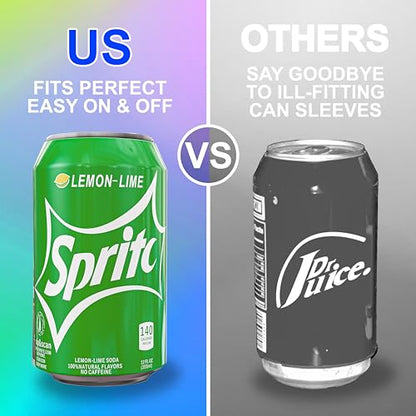 BeerSkin Skywin Silicone Can Covers that Look Like Soda - 10 Pack 12 oz (355ml), Reusable & Durable Soda Can Cover, Fun Kozies for Cans for Camping, Parties, Outdoor, Beach Accessories (Grass Green) - size: Grass Green