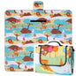 Dimatic Cute Picnic Blankets 78"x78" Extra Large Beach Blankets Waterproof Sand Proof Foldable Portable for Outdoor Family Camping - color: Animals