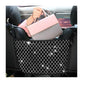 zipelo Bling Car Net Pocket Handbag Holder, Rhinestone Vehicle Backseat Purse Organizer Between Seats, Diamond Hanging Storage Bag Barrier of Pet Kids, Universal Automotive Accessories (White) - color: White