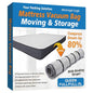 Storage Logic Foam Mattress Vacuum Bag with 4 Adjustable Packing Straps for Moving, Storage, Shipping, Vacuum Seal Mattress Bag with Packaging Straps (Queen/Full/Full-XL) - size: Queen/Full/Full-XL