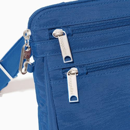 Baggallini Securtex Anti-Theft Crossbody - color: Lapis