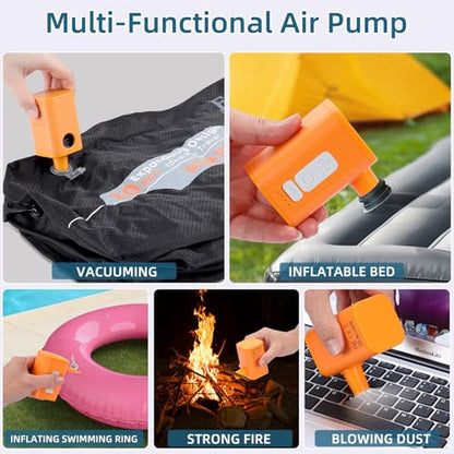 Fuloon Space Saver Vacuum Storage Bags, 20-Inch Travel Compression Bags for Air Travel, Business Trip, Carry-On Suitcases & Backpack, Black (2 Pack, With Pump) - size: 2 Pack With Pump