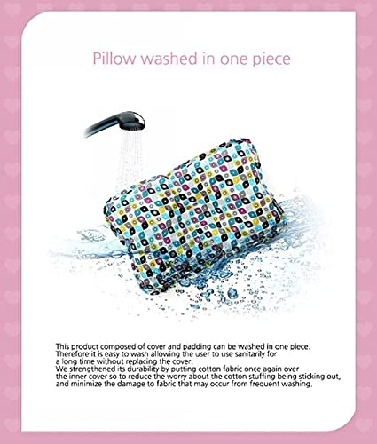 Soft Hypoallergenic Baby Head & Neck Support Organic Cotton Cover Machine Washable (Marble Grey) - color: Marble Grey