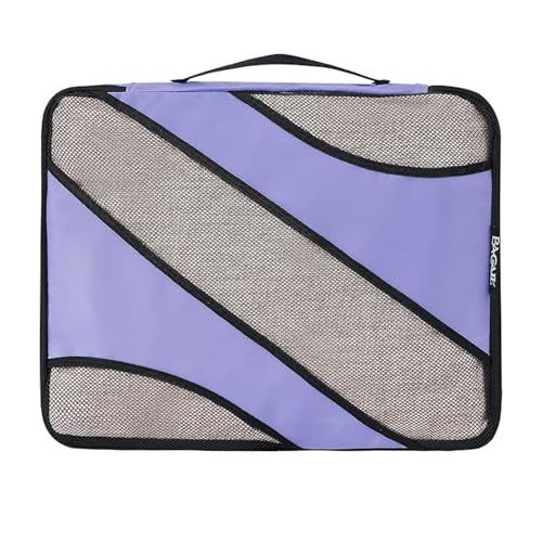 BAGAIL 6 Set Packing Cubes,Travel Luggage Packing Organizers - color: The Lavender, style: 6 Set