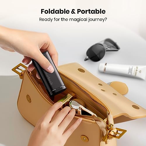 2 PCs Airplane Phone Holder Mount- Klearlook 360° Rotating Airplane Phone Mount for Travel, Desk & Flight | Handsfree Adjustable Phone Stand | Airplane Travel Essentials Accessories - color: 2-Black