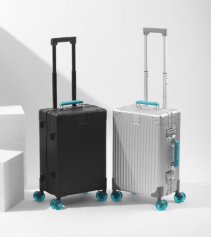 Aluminum Luggage 28inch – 2026 Upgrade Zipperless Suitcase with TSA Lock, 360° Silent Spinner Wheels – Premium Aluminum-Magnesium Alloy Suitcase for Modern Travelers - color: Green, size: 28 Inch Checked Luggage