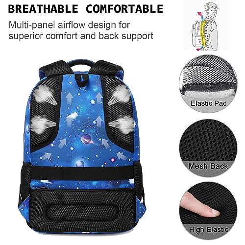 Volher Laptop Backpack,Business Travel Anti Theft Slim Durable Laptops Backpack,Water Resistant College Computer Bag for Women & Men Fits 15.6 Inch Laptop and Notebook-Dreamy Blue - color: Dreamy Blue, size: 15.6 Inch, style: Laptop