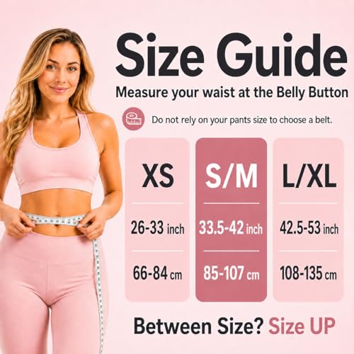 Ultra Breathable & Thin Back Brace for Lower Back Pain – Lightweight, Adjustable Back Brace Belt for Women and Men | Comfortable Lumbar Compression Brace for Sciatica, Scoliosis, Wear Under Clothing - size: S/M(Waist: 33.5"-42")