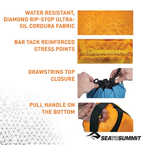 Sea to Summit Ultra-SIL Compression Sack, Ultralight Outdoor and Travel Storage - color: Royal Blue, style: X-large / 30 Liter
